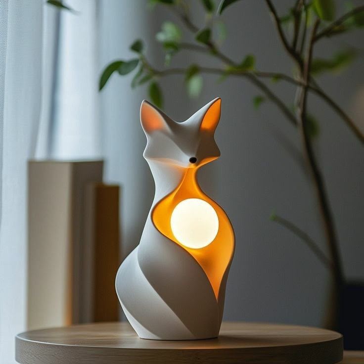 A finished lamp piece, not tied to a specific Portfolio case.