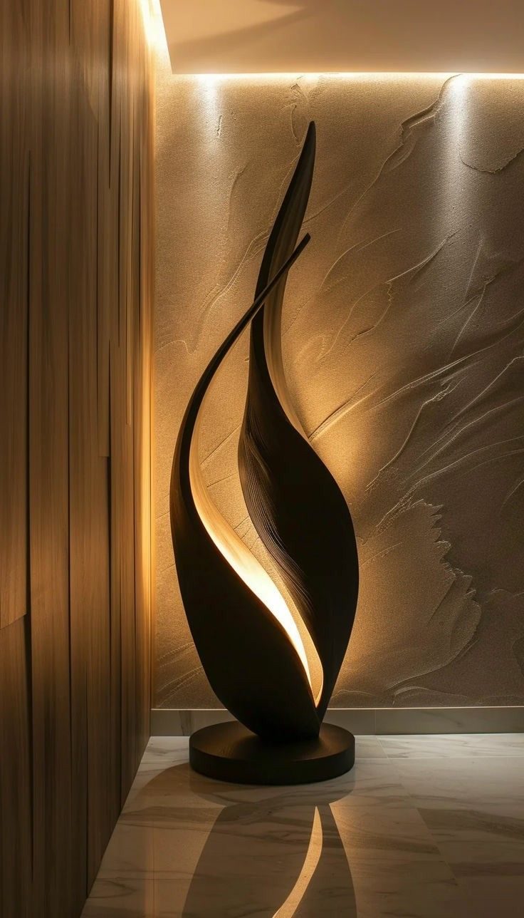 Flame Form Floor Lamp