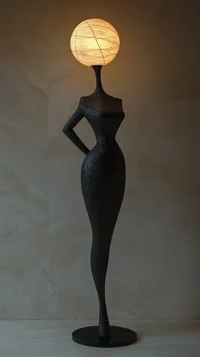 Goddess Figure Lamp