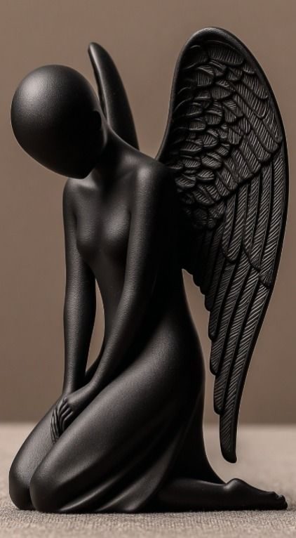 Kneeling Winged Angel